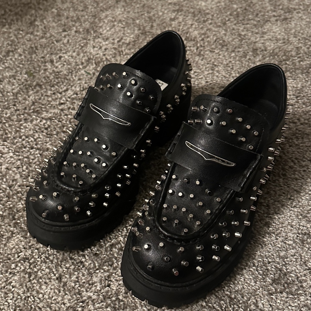 Steve Madden studded chunky loafers